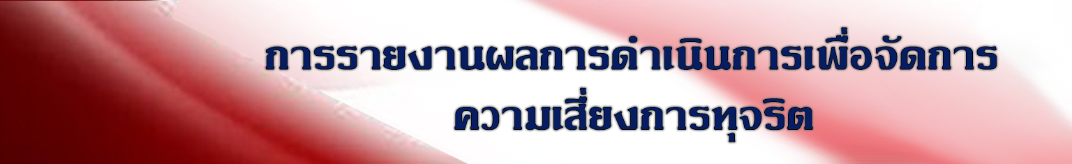 2.ป้ายหัวข้อ-รายงานควาเสี่ยงการทุจริต2569